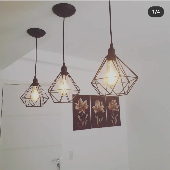 Pendentes aramados (Industrial) — Iluminação decorativa | FW Elétrica